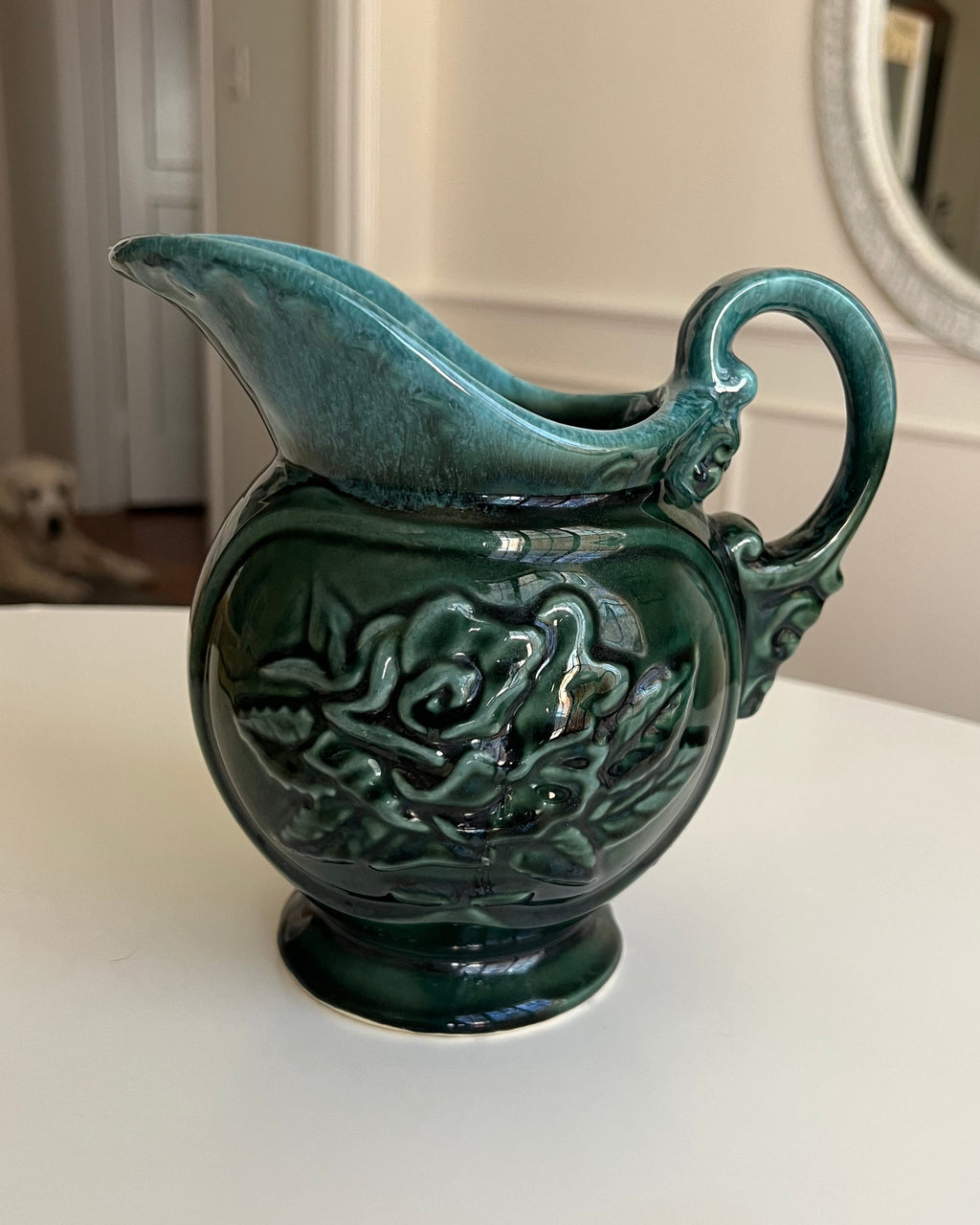 Vintage Rose Pitcher