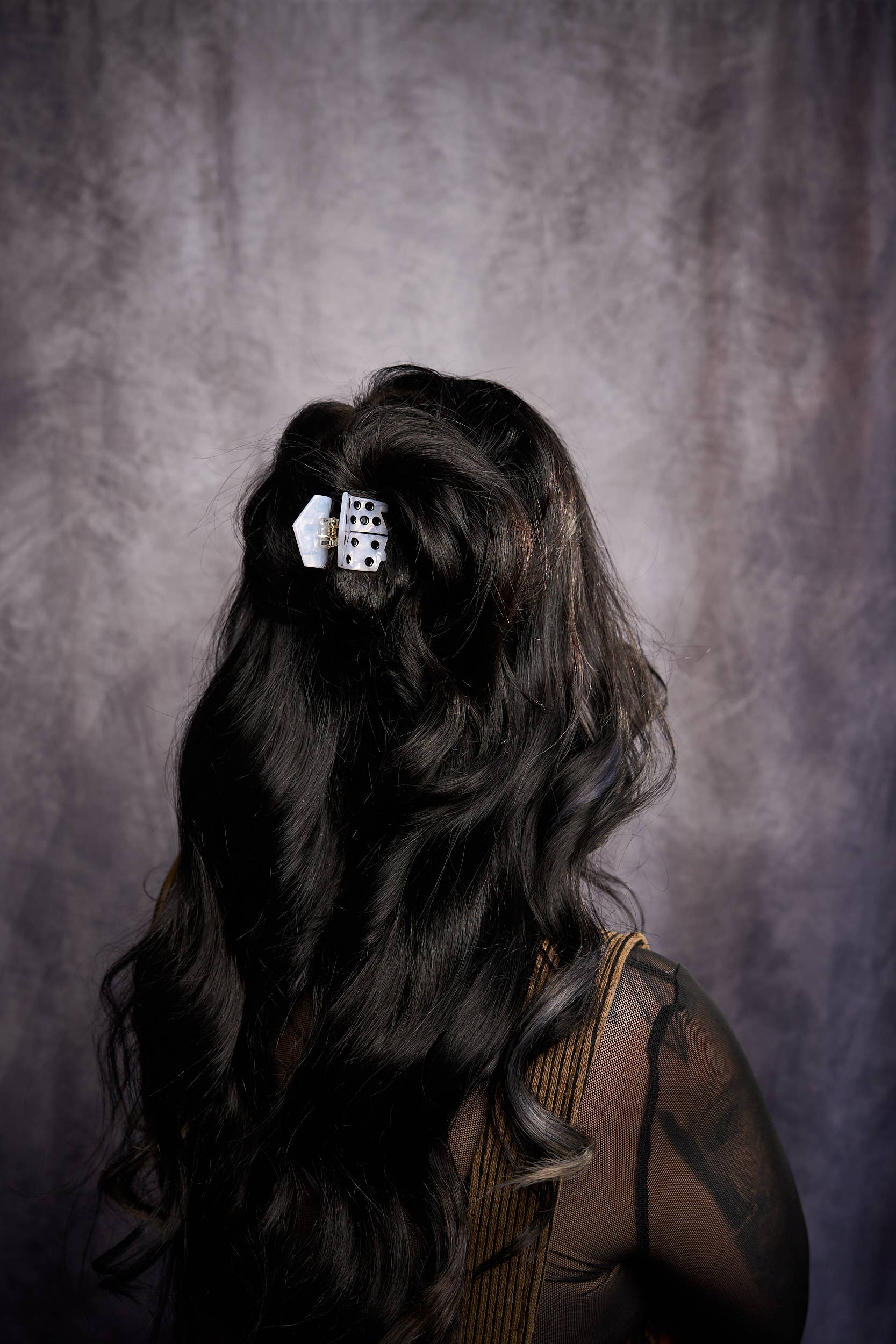 Dice Mini Hair Claw