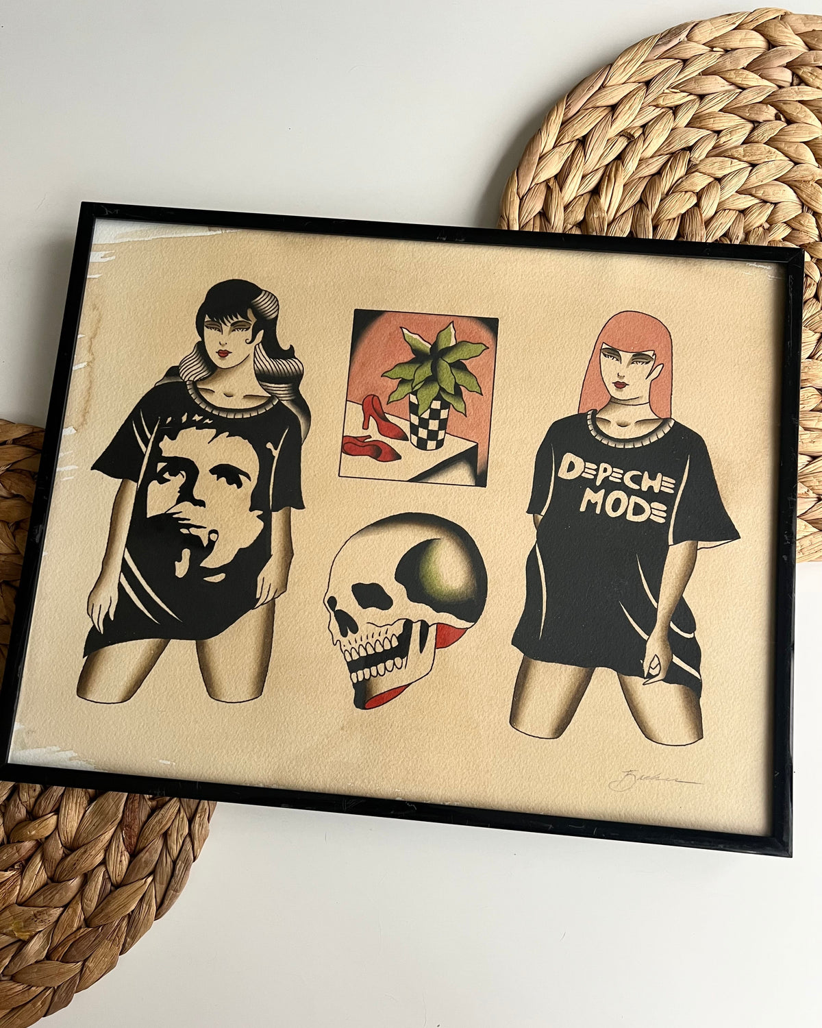 Depeche Mode Acrylic Painting