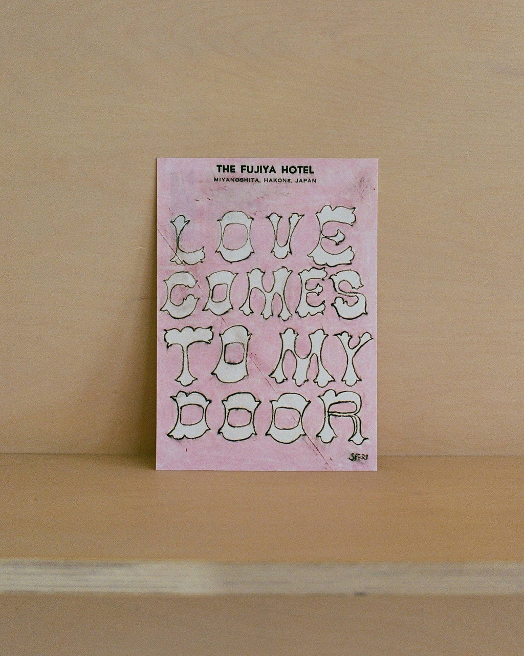 Love Comes to My Door - Print