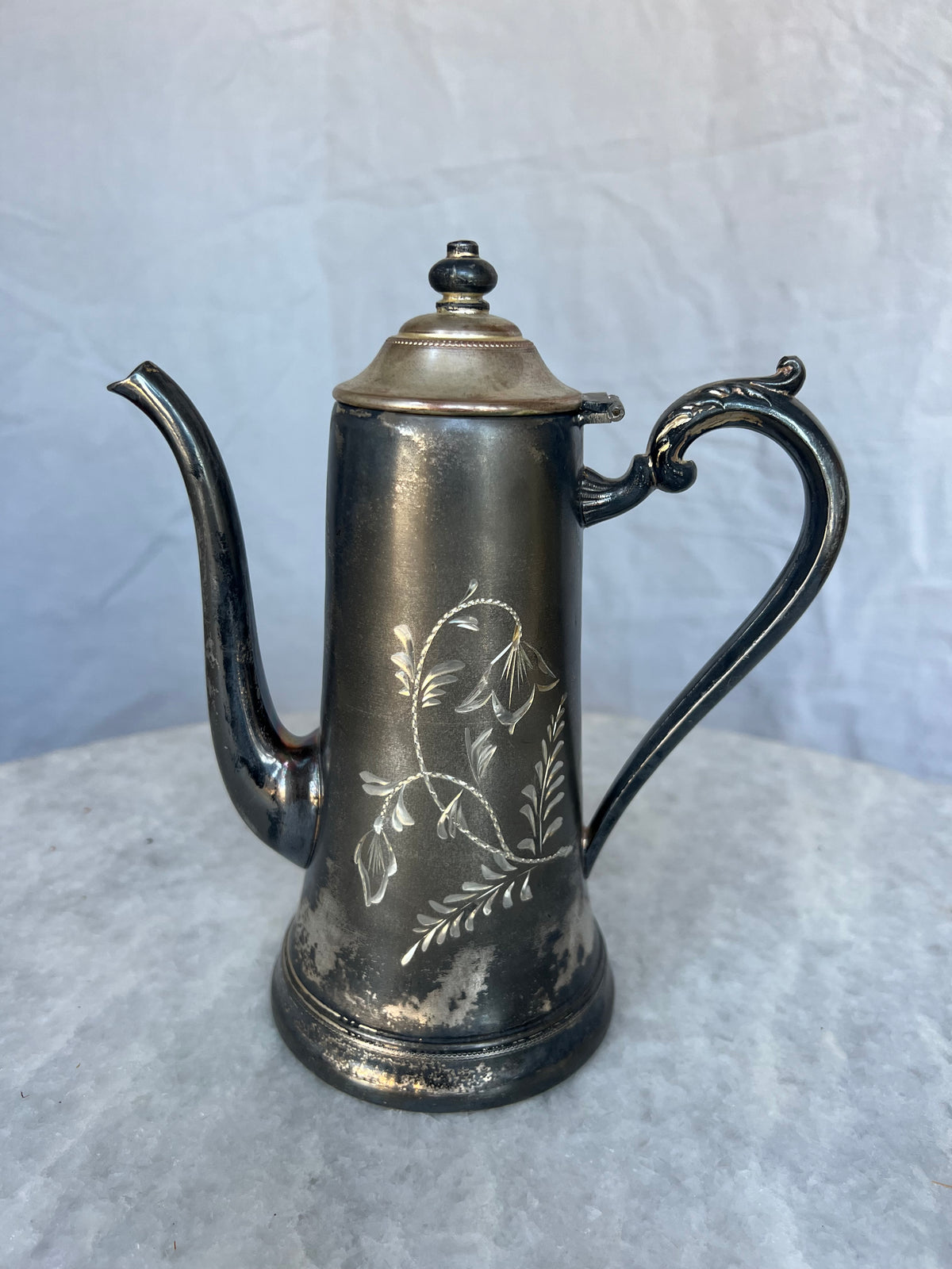 Vintage Etched Tea Set