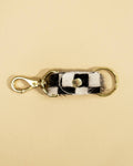 Keychain - Checkered Hair on Hide