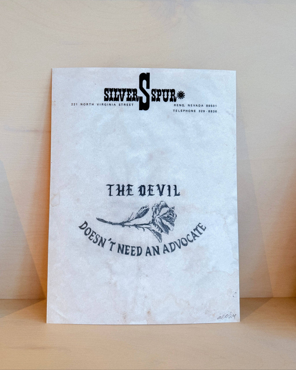 Friend Of The Devil - Print