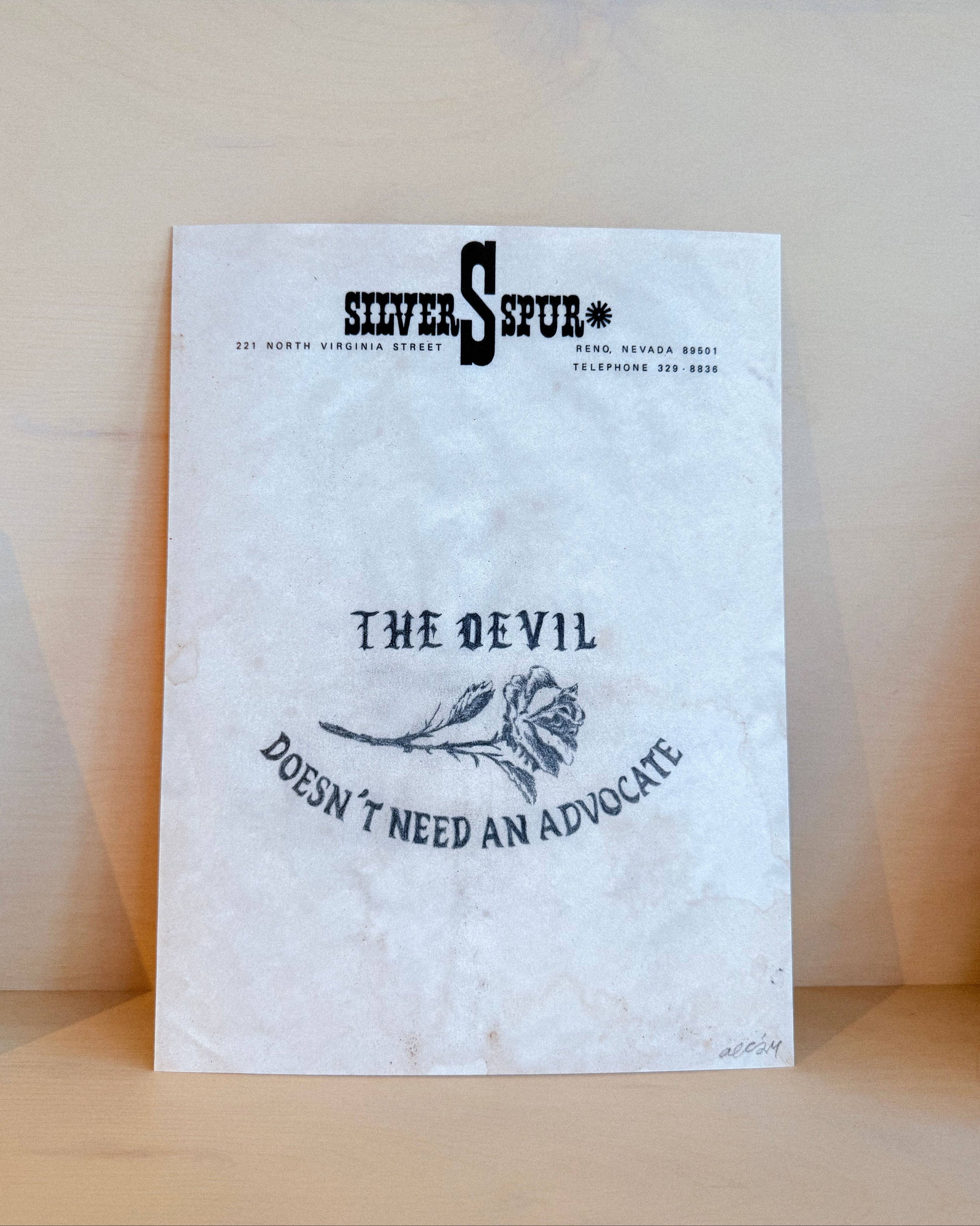 Friend Of The Devil - Print