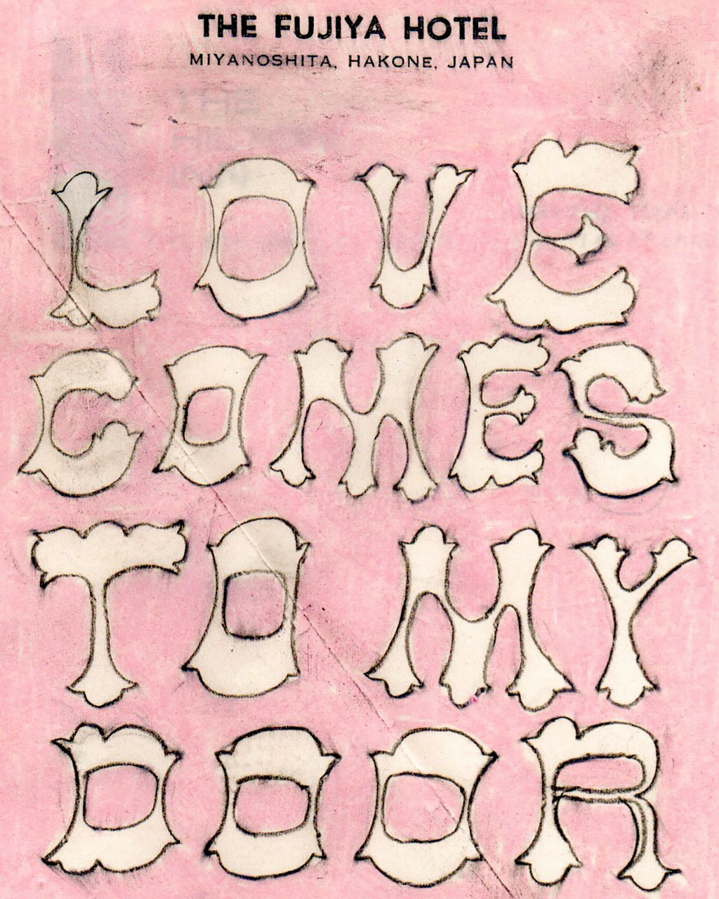 Love Comes to My Door - Print