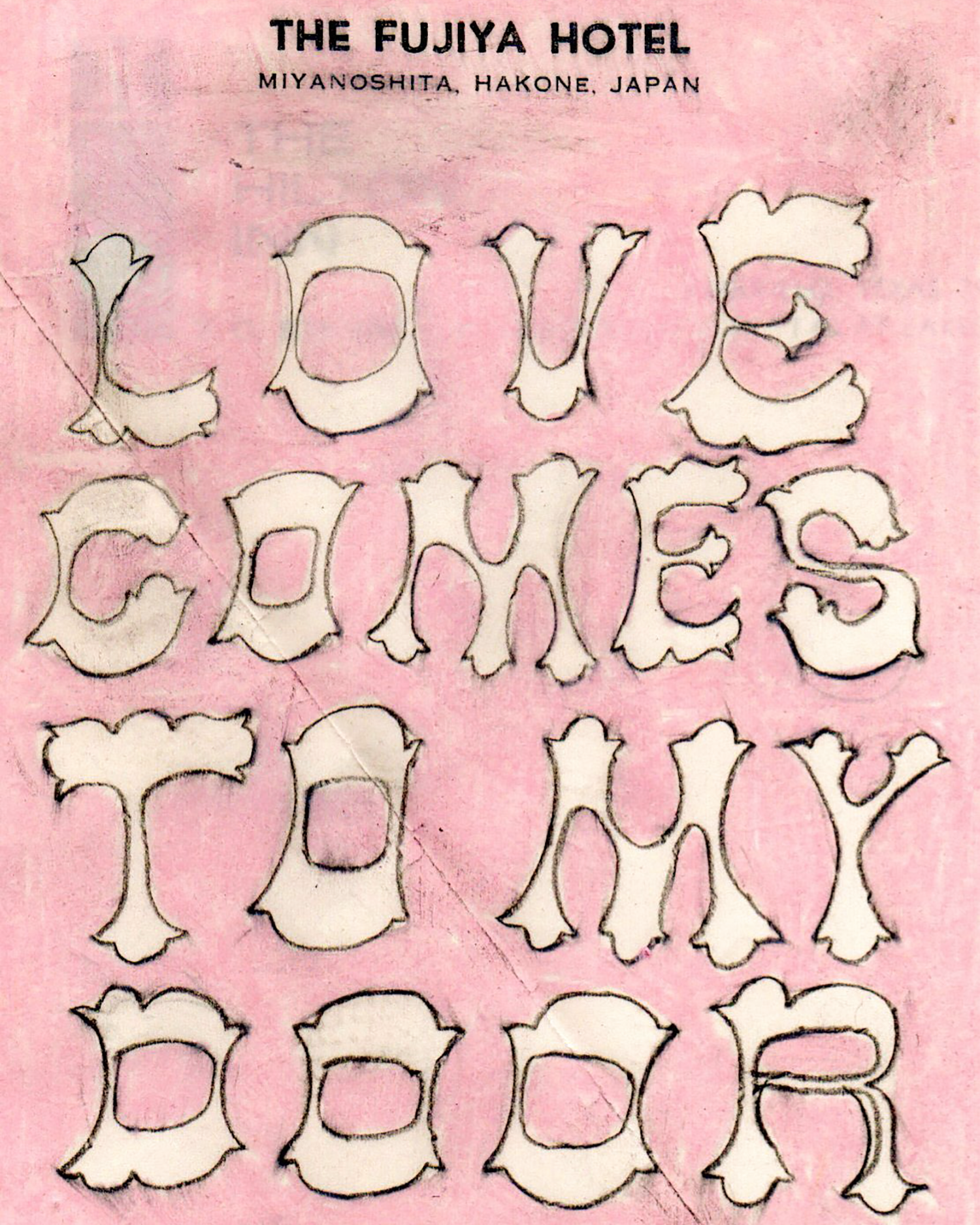 Love Comes to My Door - Print