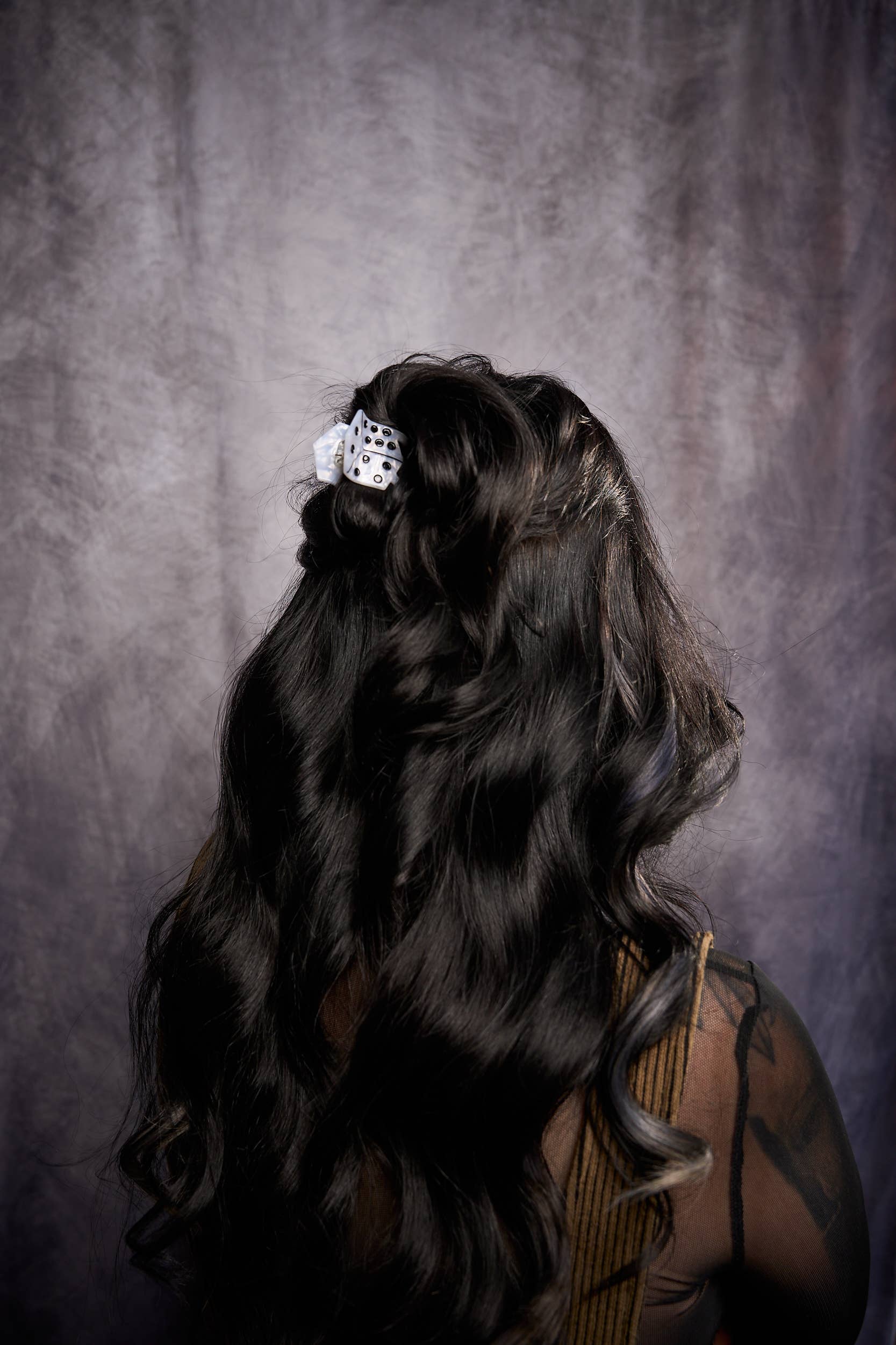 Dice Mini Hair Claw