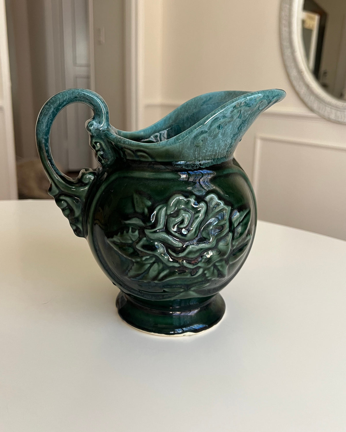 Vintage Rose Pitcher
