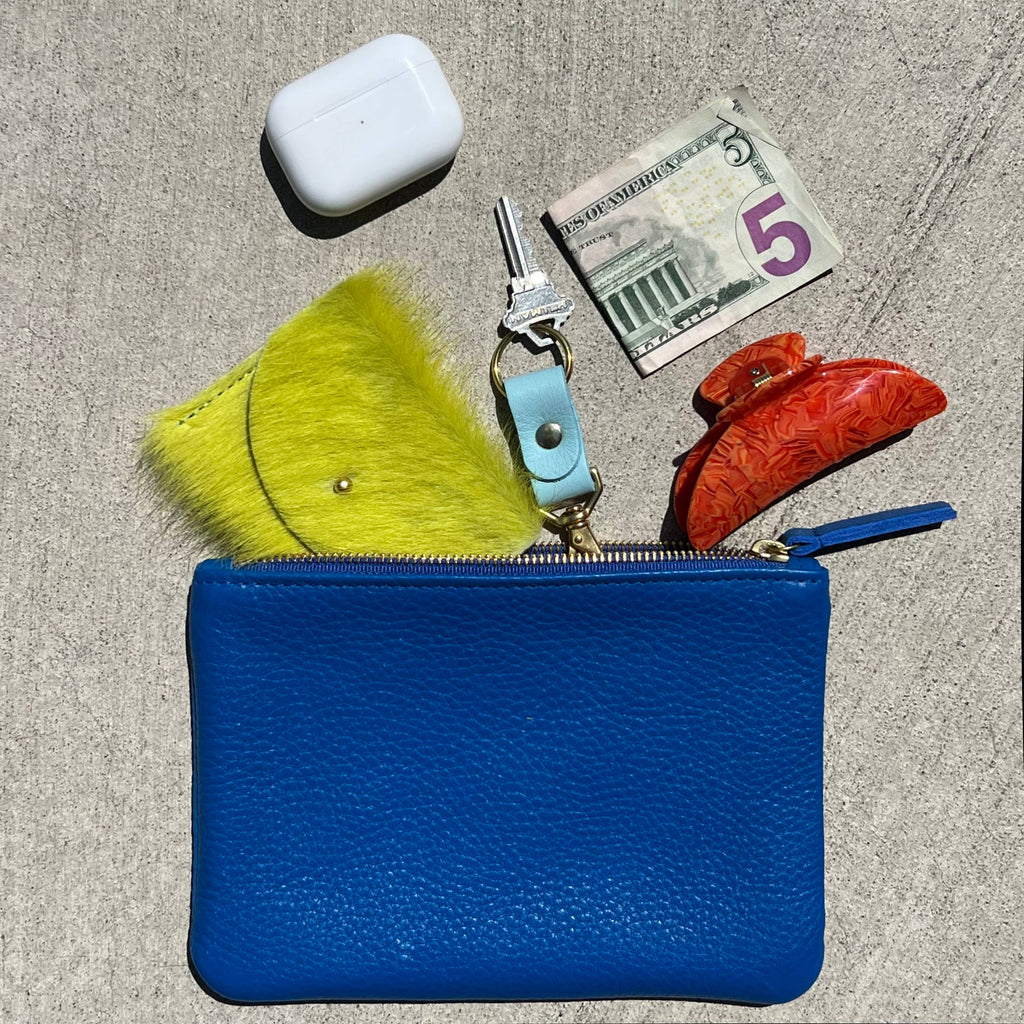Zipper Pouch - Robin Leather