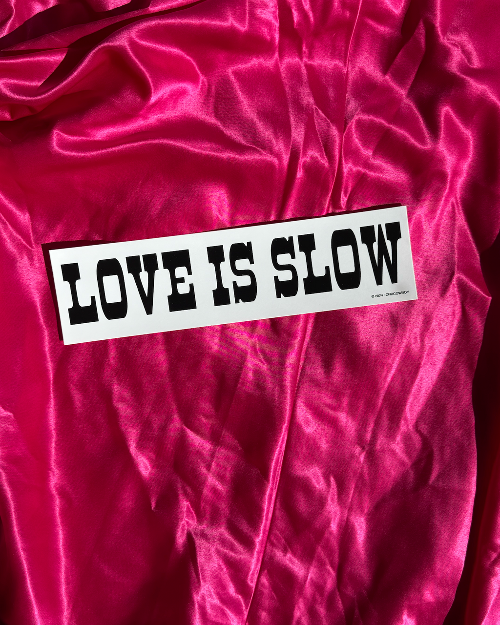 Love Is Slow - Sticker