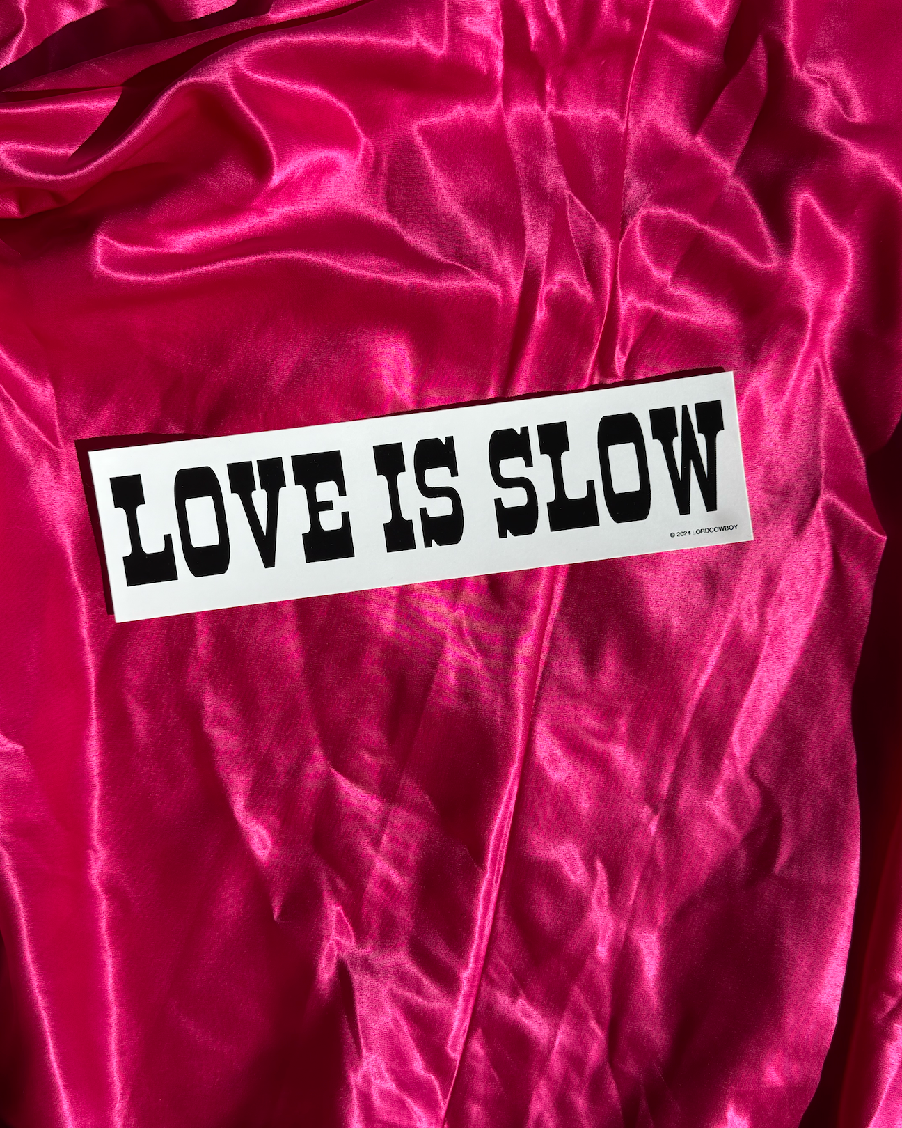 Love Is Slow - Sticker