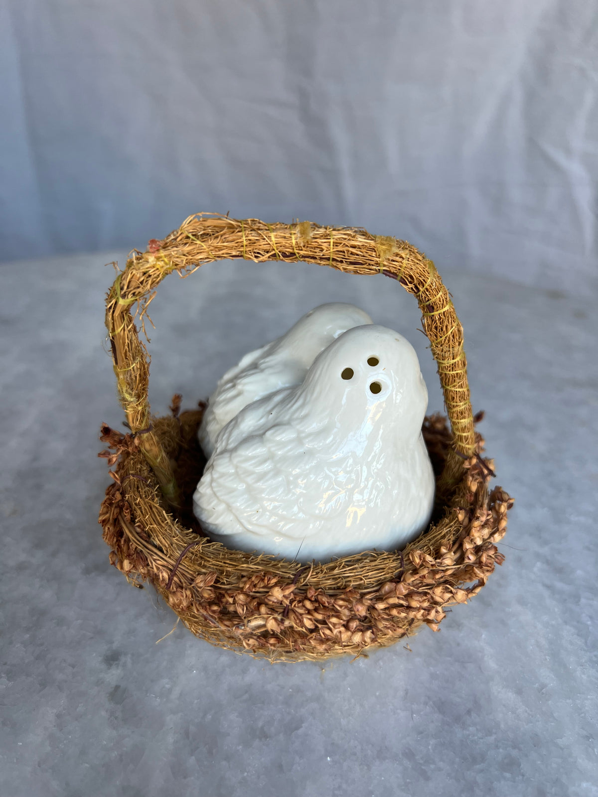Vintage Love Birds Salt & Pepper Shakers