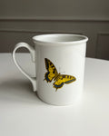 Vintage Ceramic Butterfly Mug