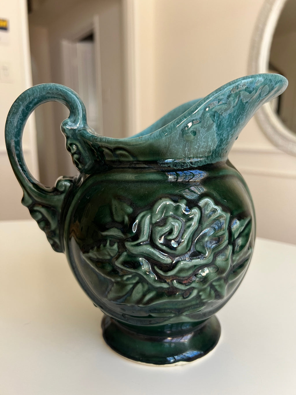 Vintage Rose Pitcher