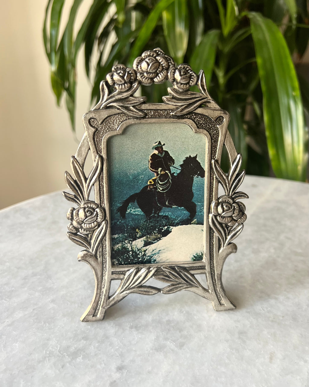 Vintage Rose Picture Frame