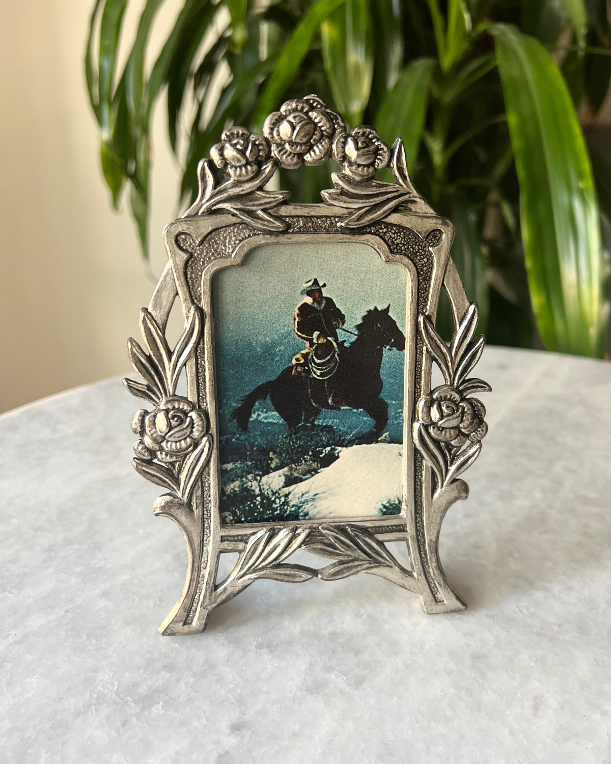 Vintage Rose Picture Frame