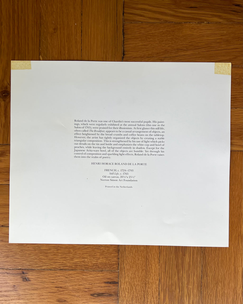 Still Life - Print