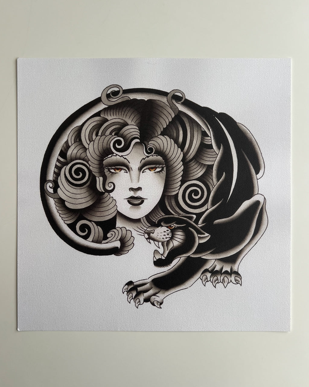 Panther Woman - Print