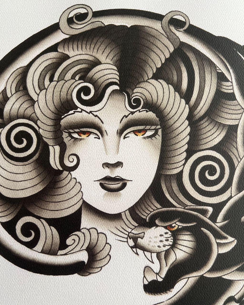 Panther Woman - Print