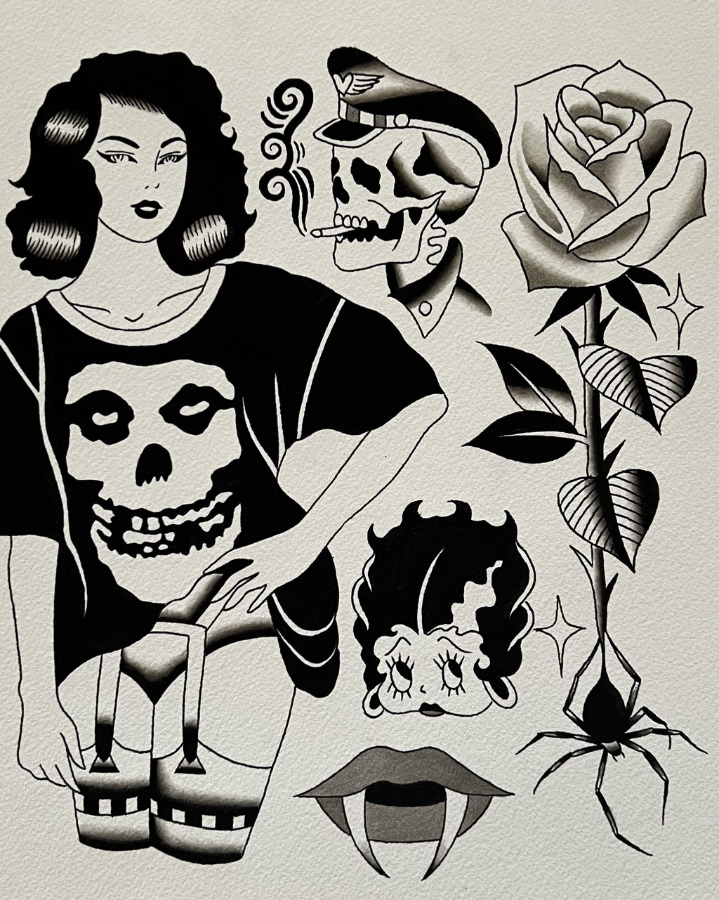 Misfits - Acrylic Painting