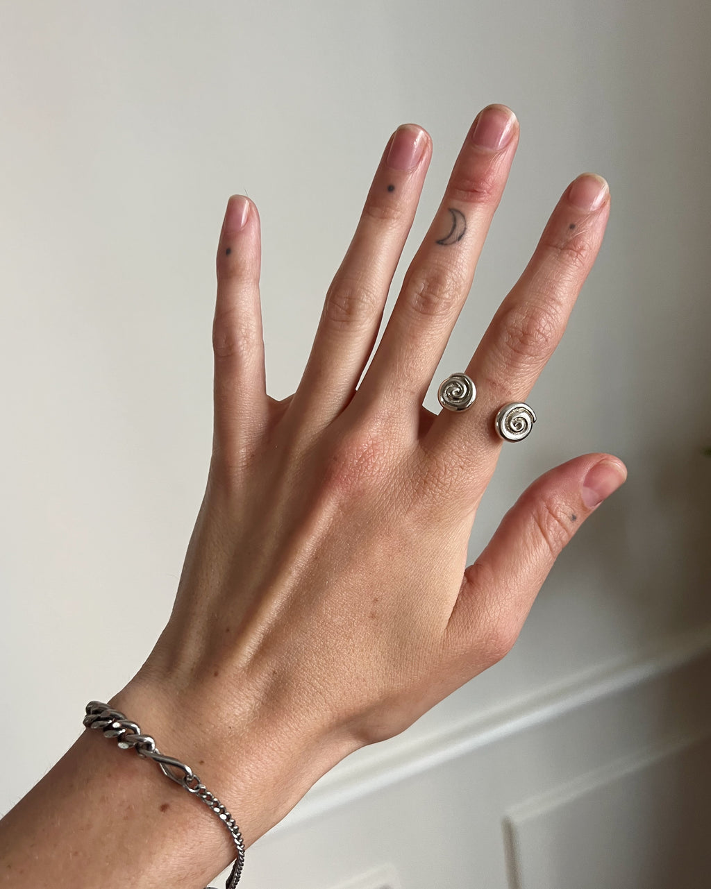 Split Spiral Ring