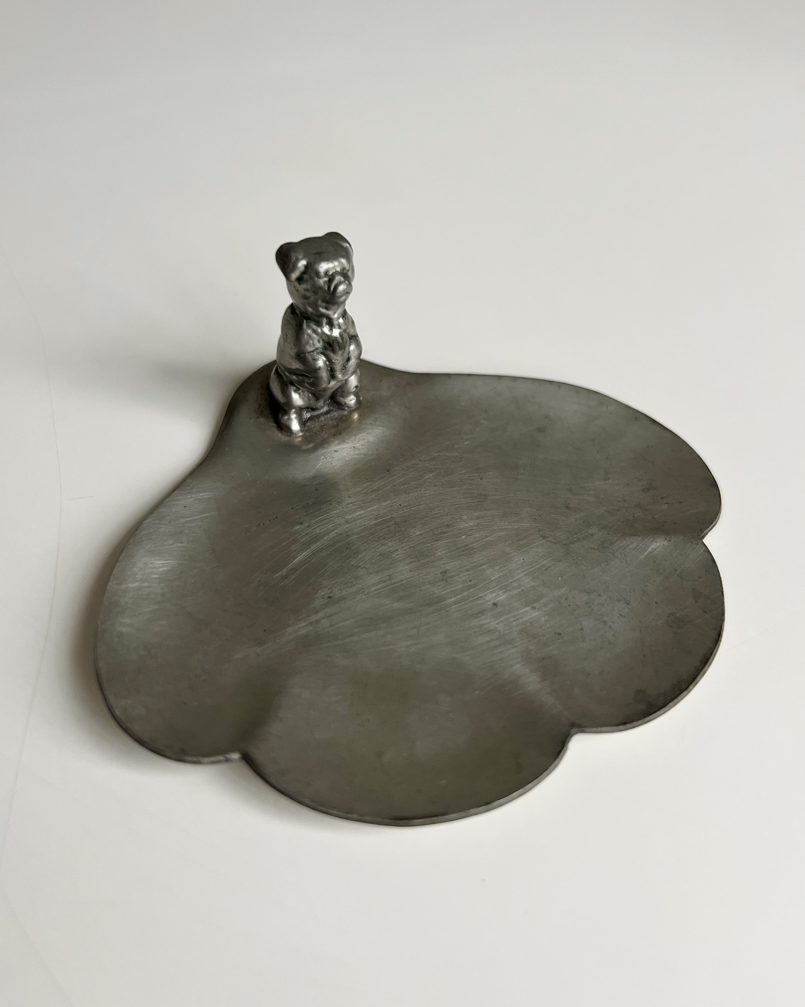 Vintage Pewter Trinket Dish
