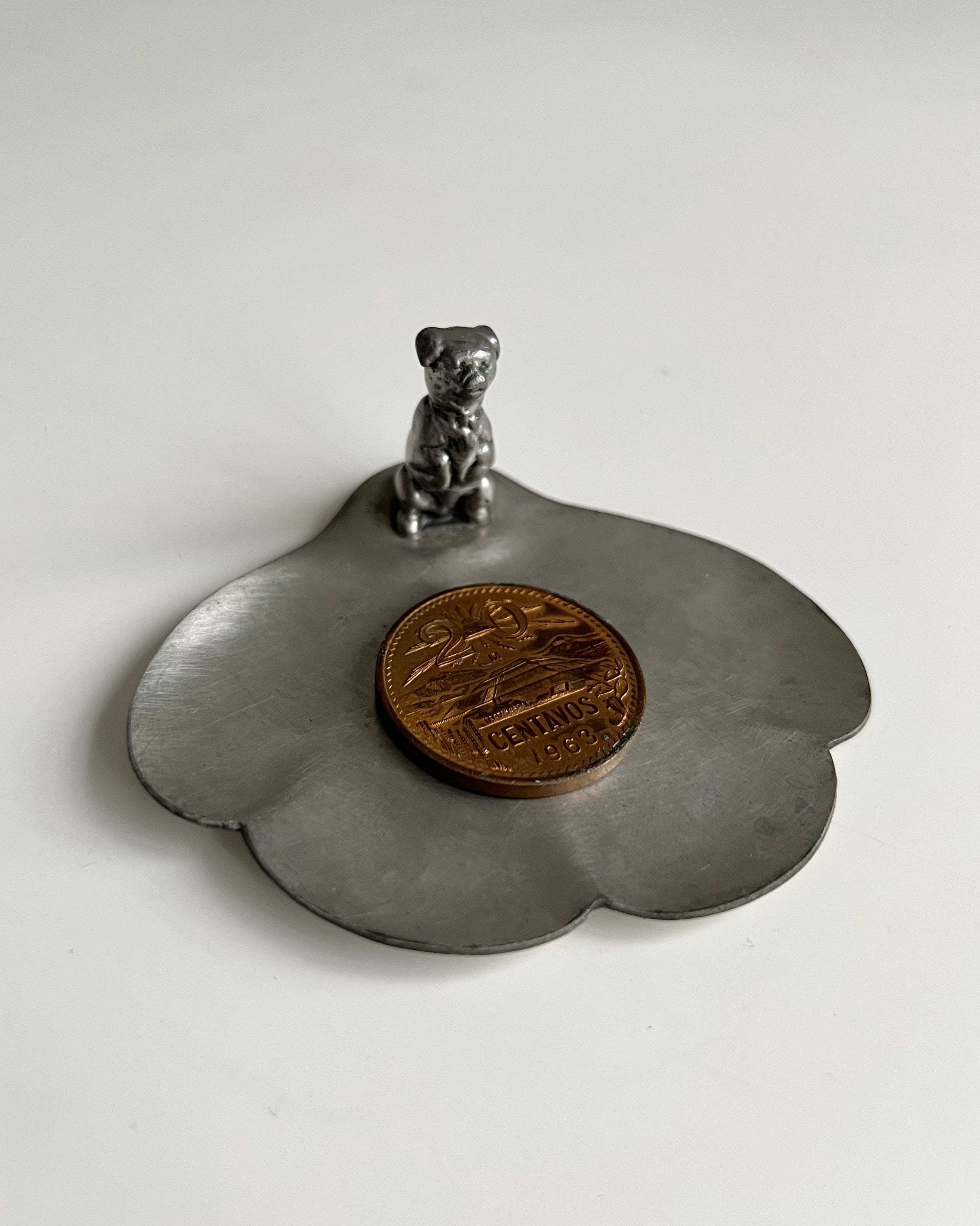 Vintage Pewter Trinket Dish