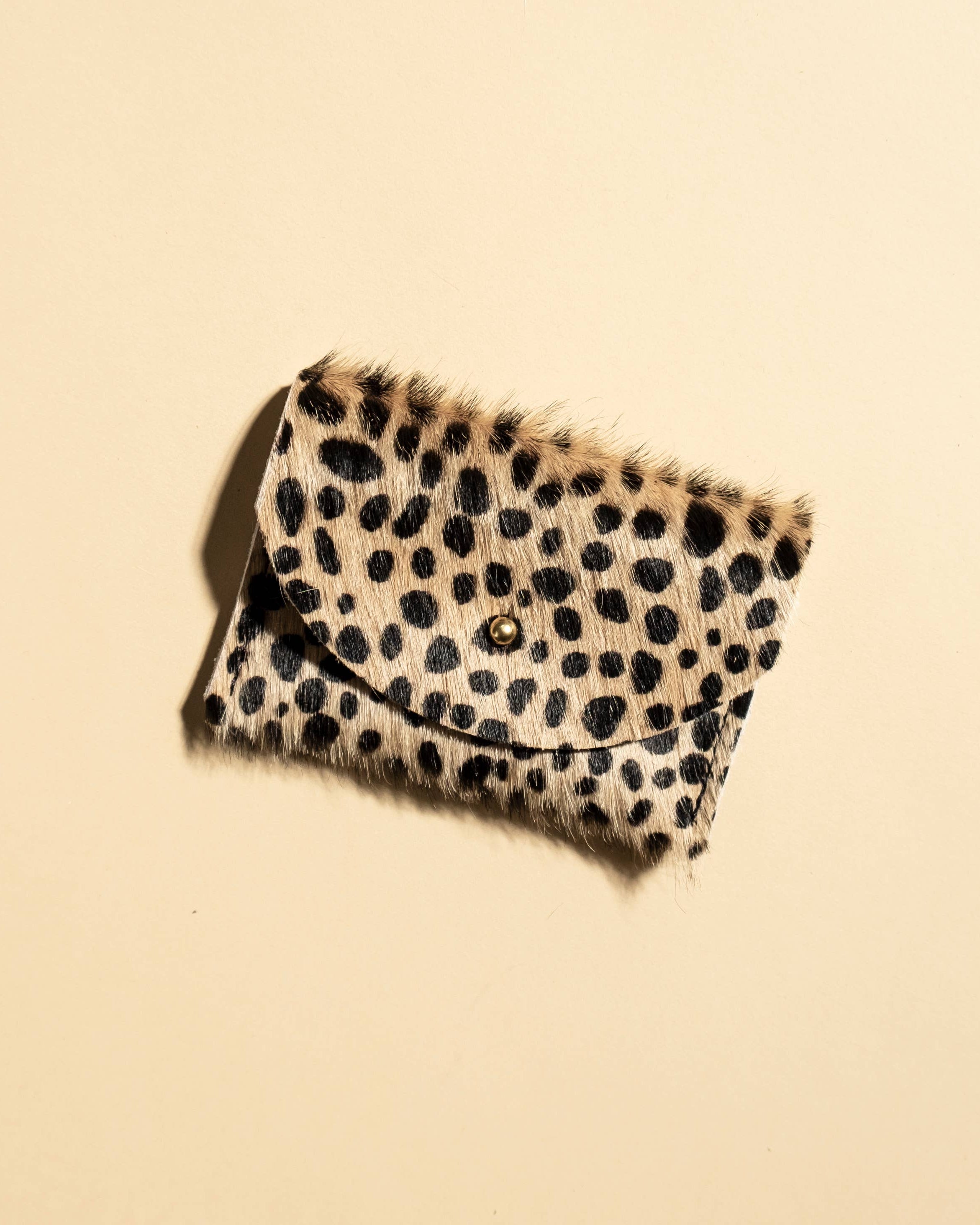 Cardholder - Tiny Spotted Hair on Hide