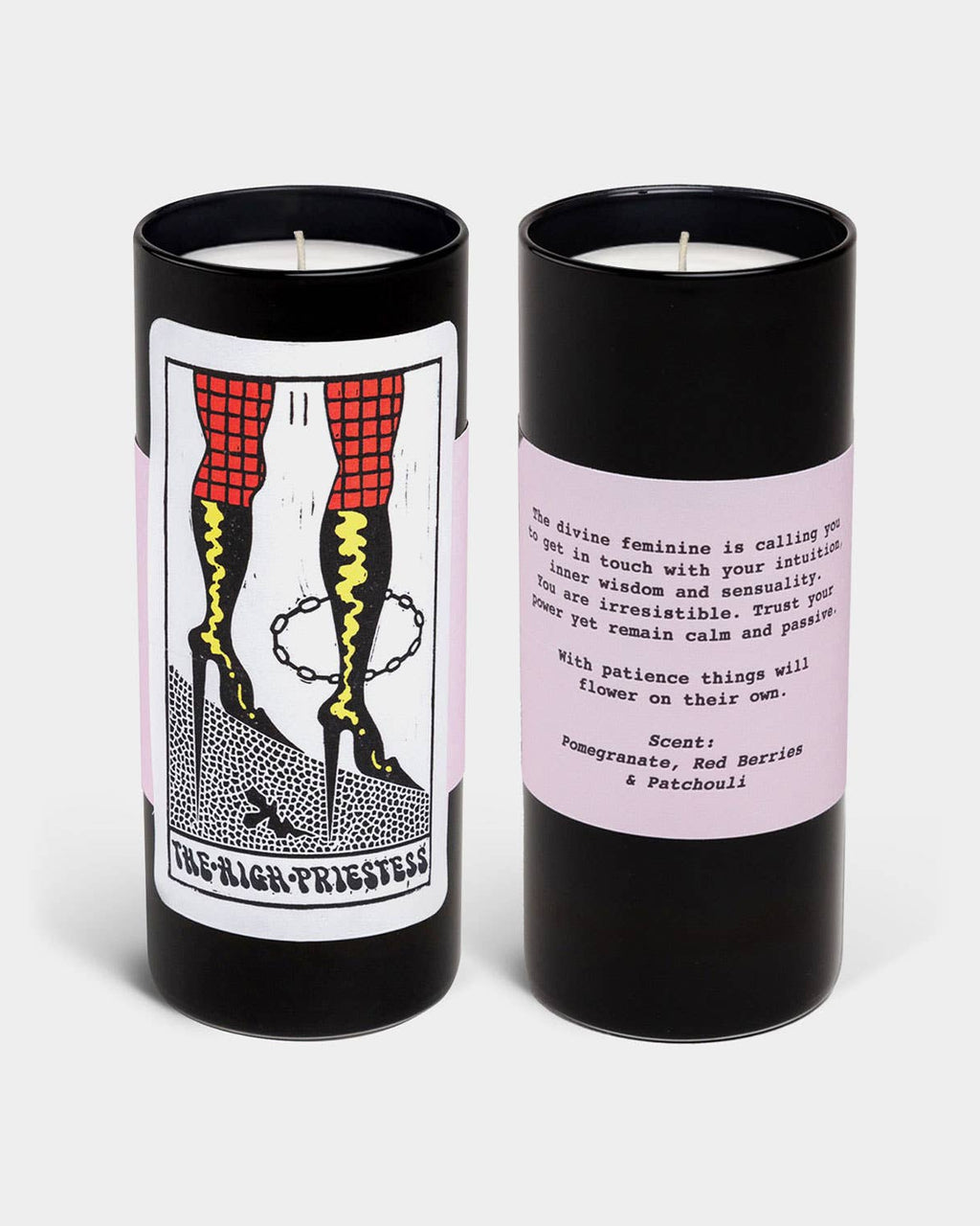 High Priestess Tarot Candle